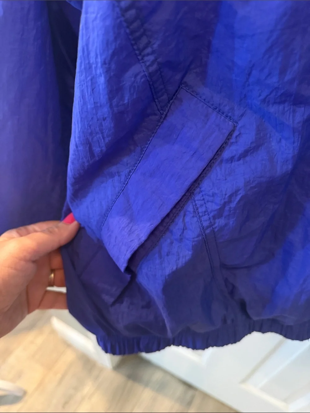 Vintage 90s Nike Blue Windbreaker Jacket Youth XL 16-18